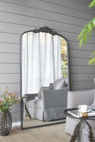 66" x 36" Full Length Mirror, Arched Mirror Hanging or Leaning Against Wall, Large Black Mirror for Living Room 66" x 36" Full Length Mirror, Arched Mirror Hanging or Leaning Against Wall, Large Black Mirror for Living Room